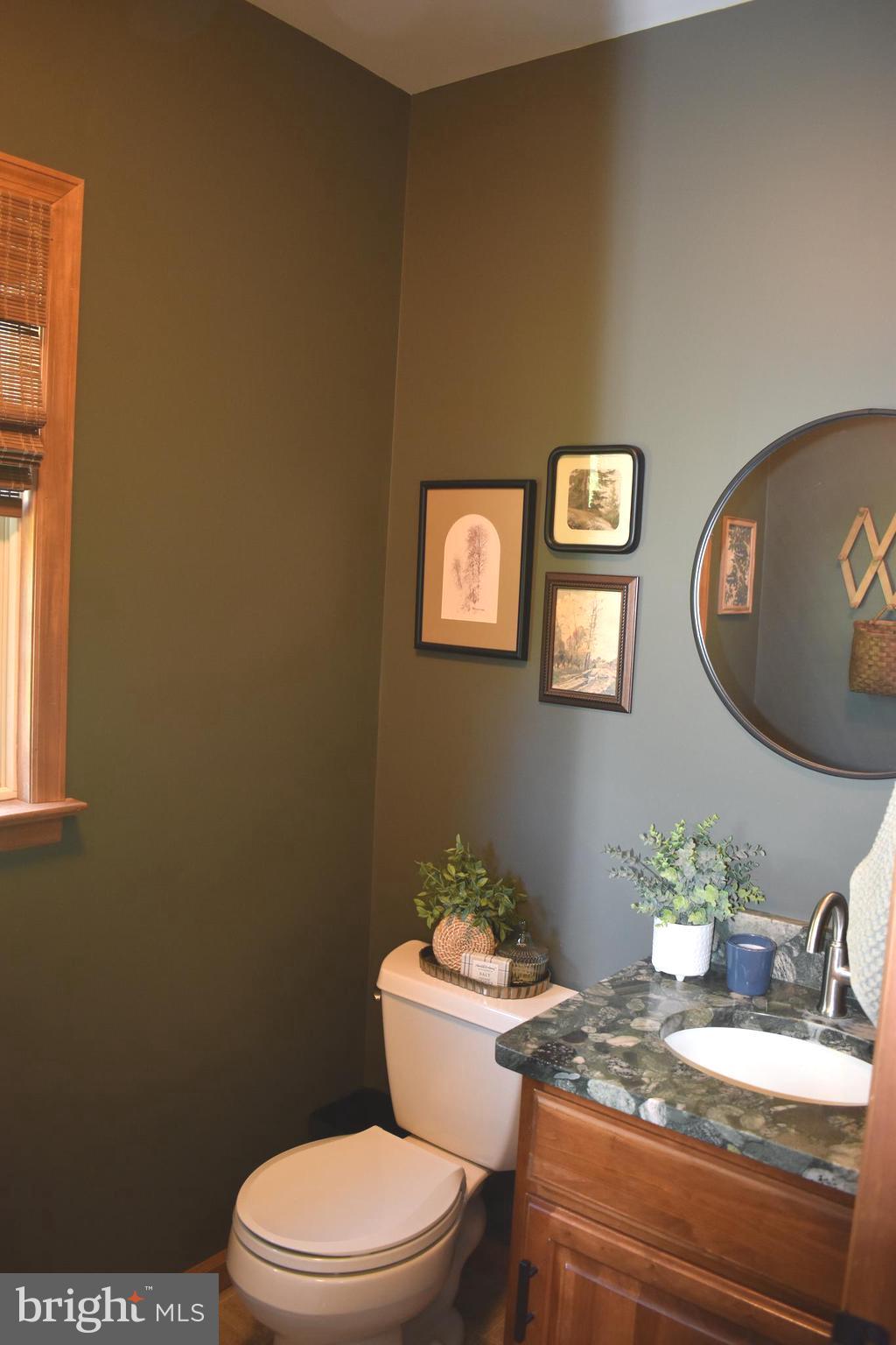 16621 Lappans Road Williamsport, MD 21795 - Photo 37 of 79 a bathroom with a granite countertop toilet and sink