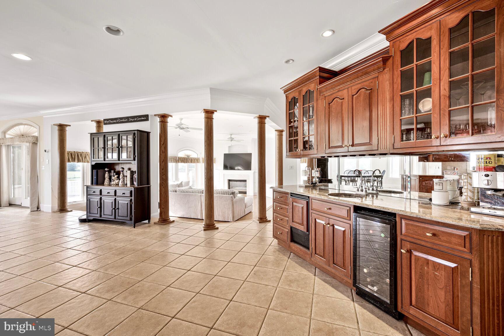 230 Point Airy Road Pilesgrove, NJ 08098 - Photo 30 of 78 a large kitchen with stainless steel appliances granite countertop a refrigerator and a sink