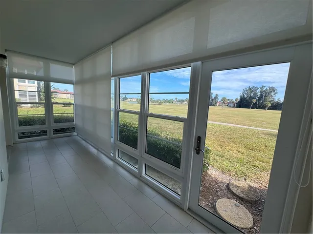 a view of a room with window