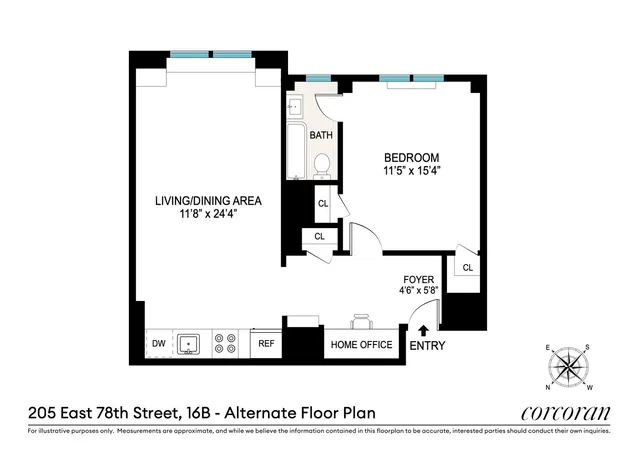 $545,000 | 205 East 78th Street, Unit B16 | Upper East Side