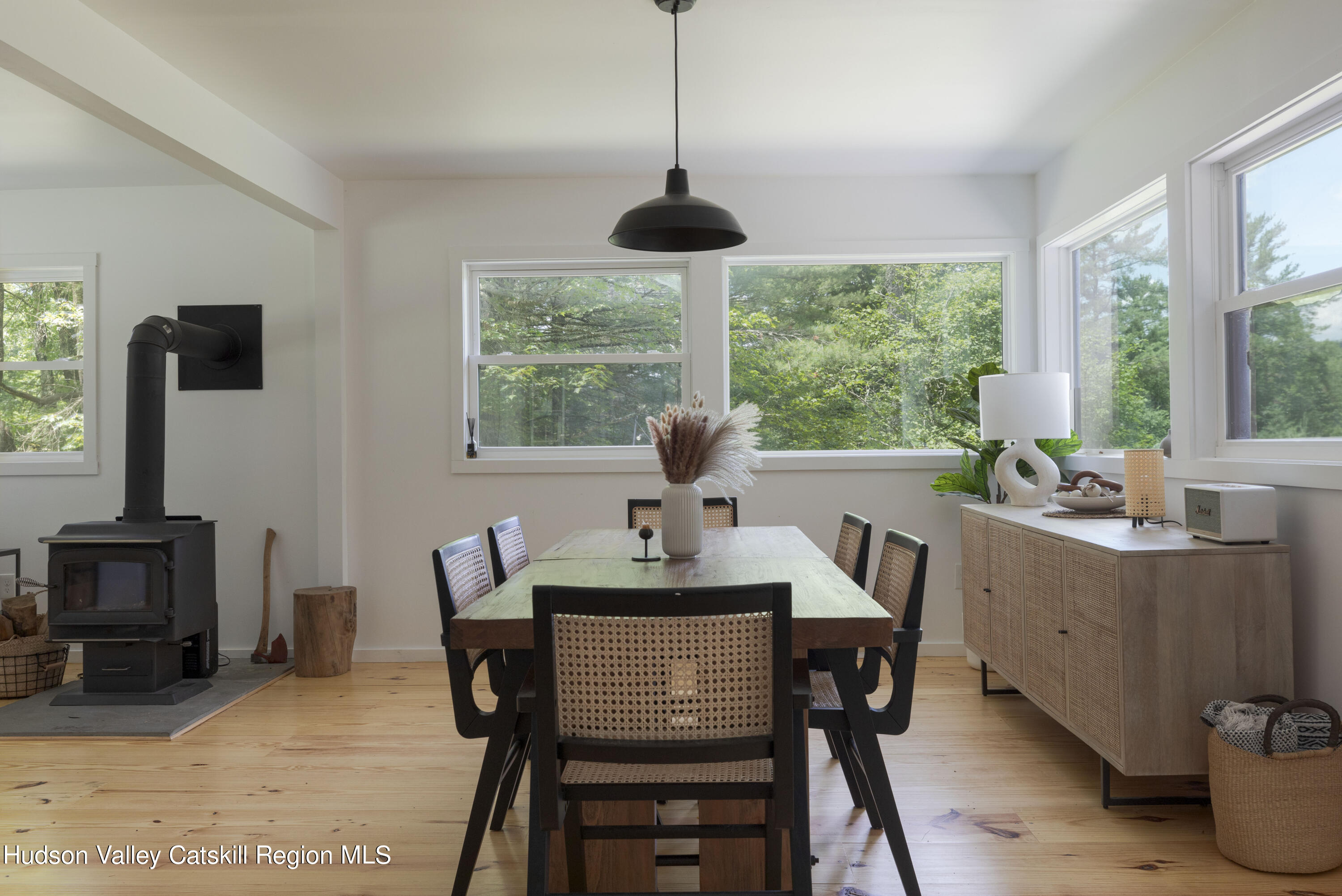 5646 Red Hill Road Claryville, NY 12725 - Photo 16 of 30 a dining room with furniture and window