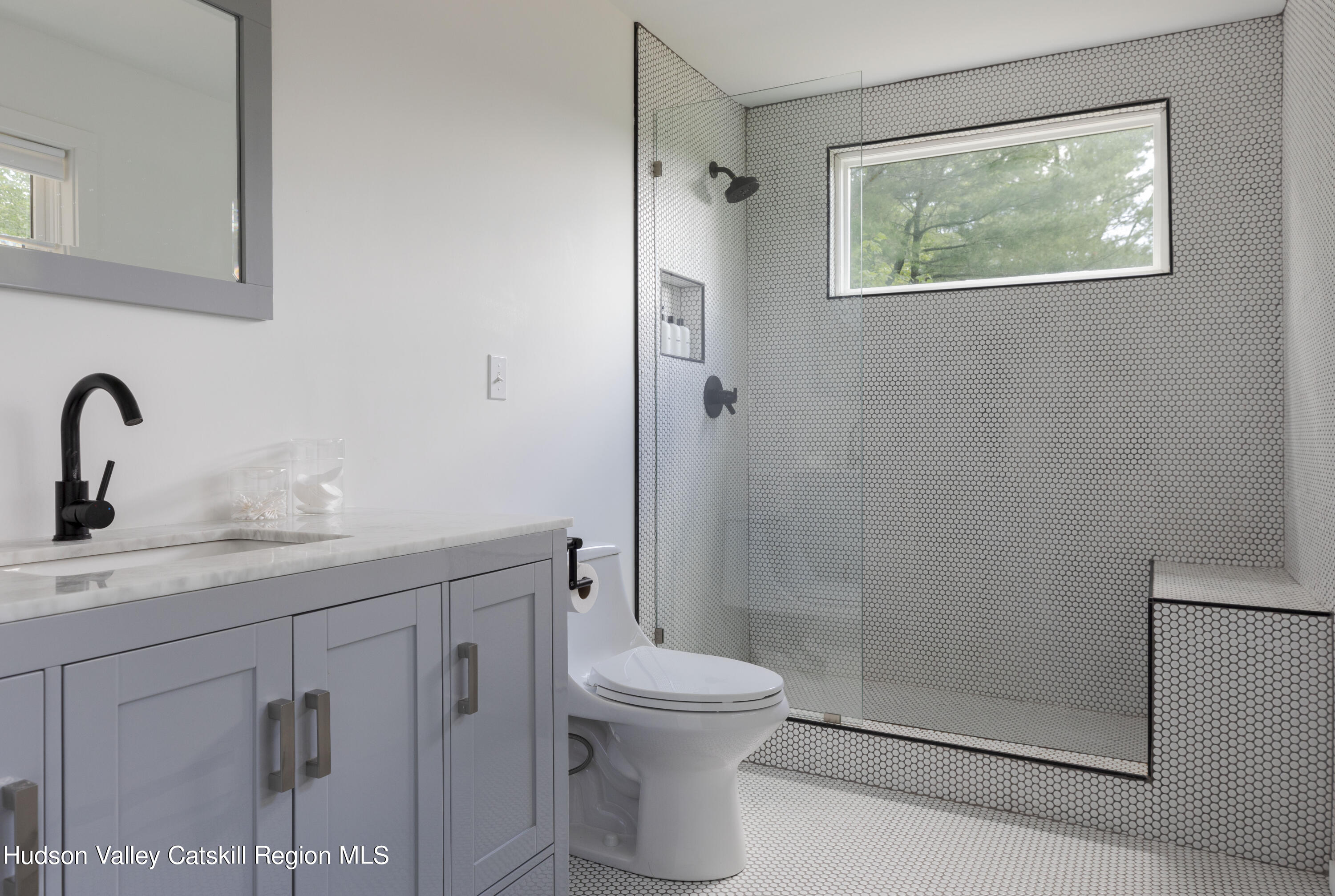 5646 Red Hill Road Claryville, NY 12725 - Photo 7 of 30 a bathroom with a toilet sink and shower