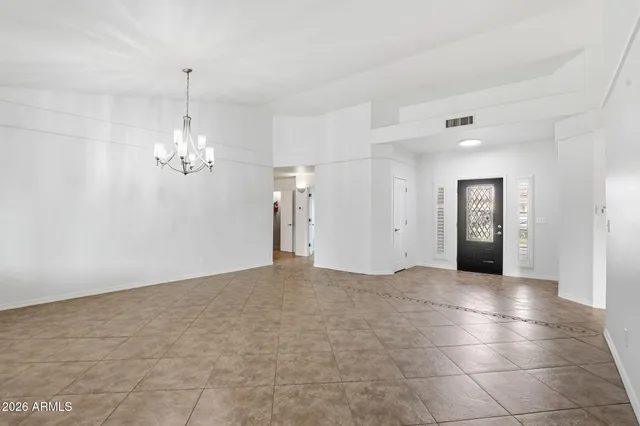 a view of livingroom with hallway