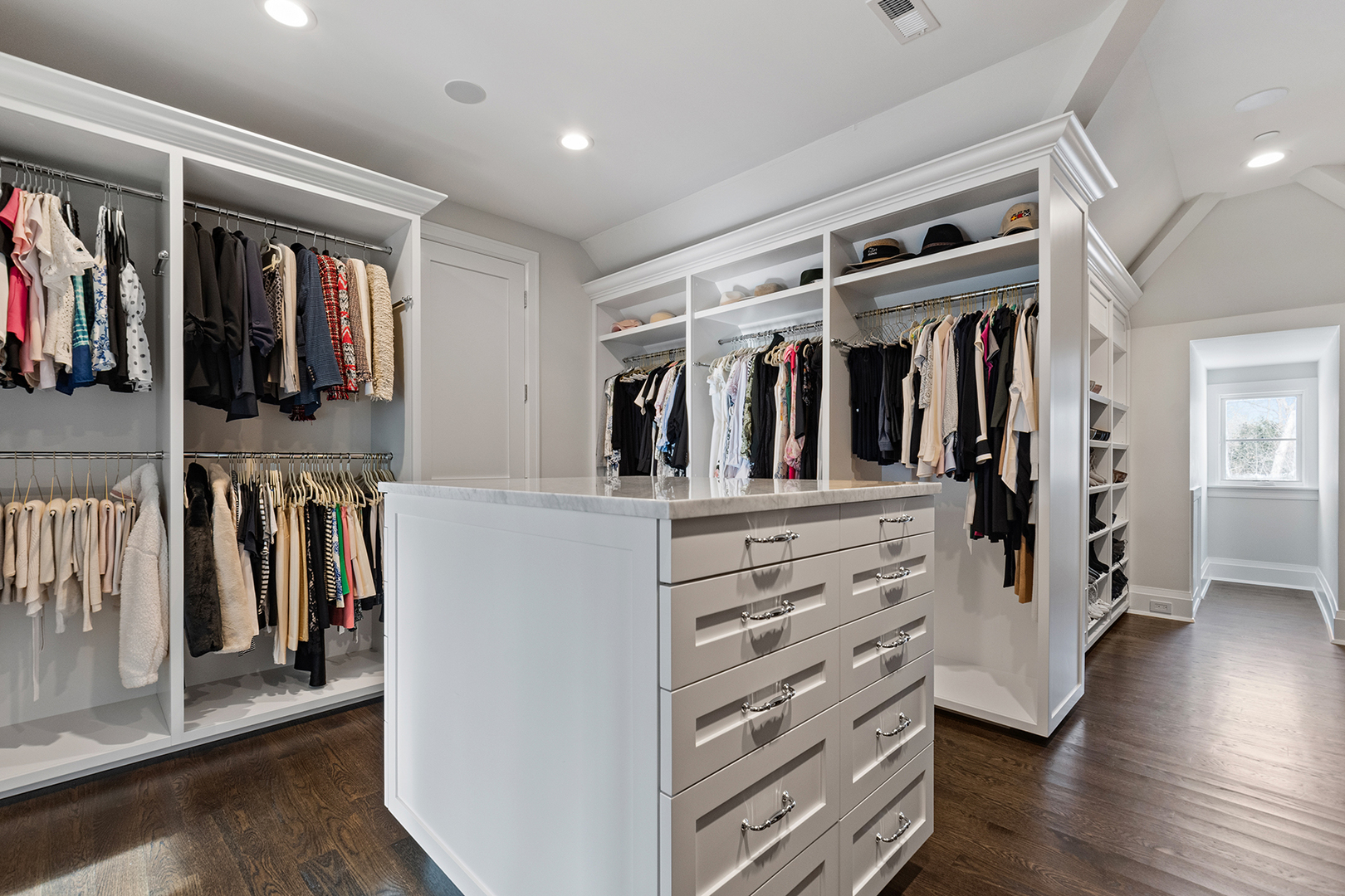 511 Lansdowne Lane Lake Bluff, IL 60044 - Photo 42 of 69 a view of walk in closet with clothes and shoes