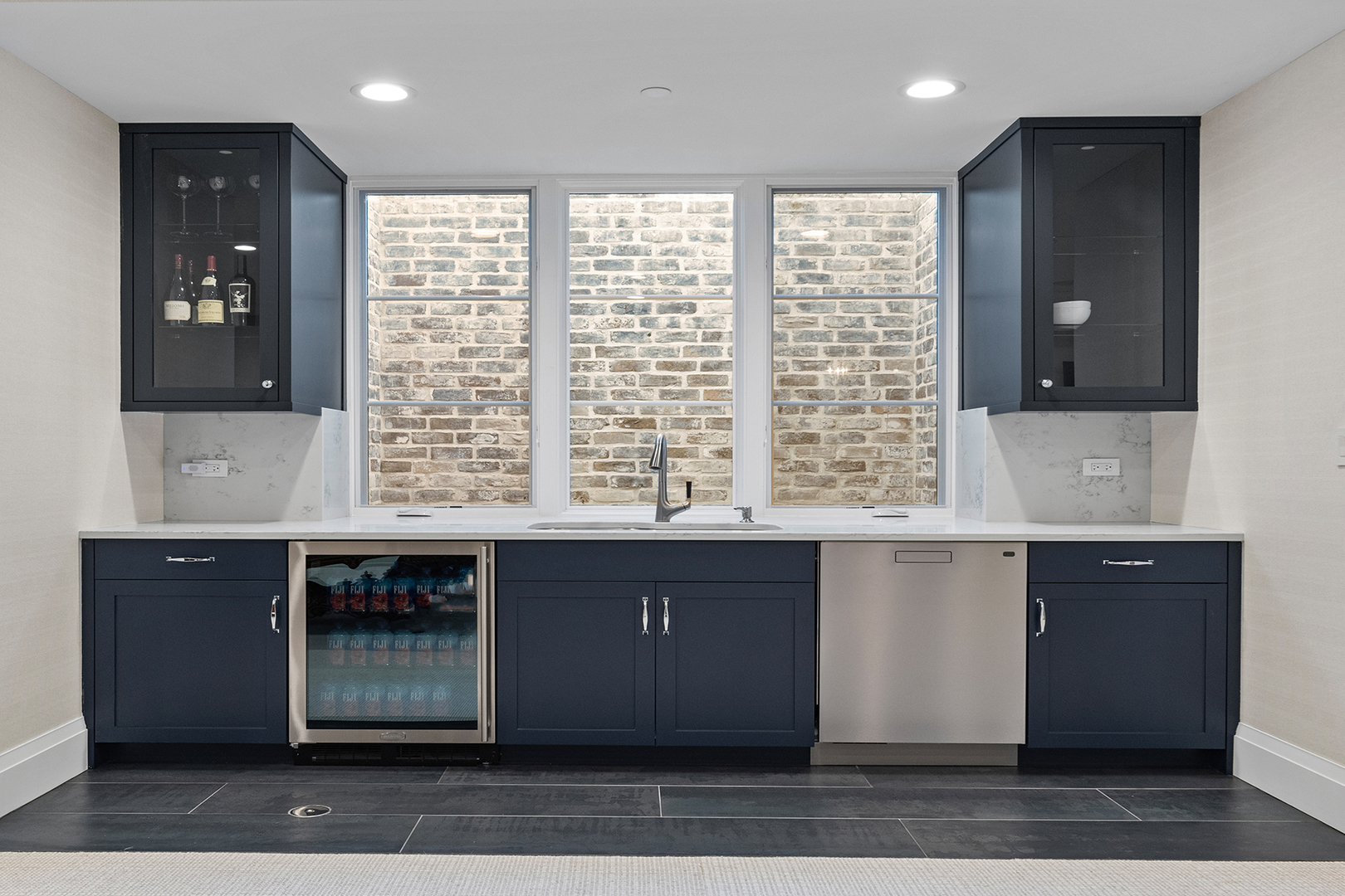 511 Lansdowne Lane Lake Bluff, IL 60044 - Photo 55 of 69 a view of kitchen with granite countertop a sink and a wooden cabinets