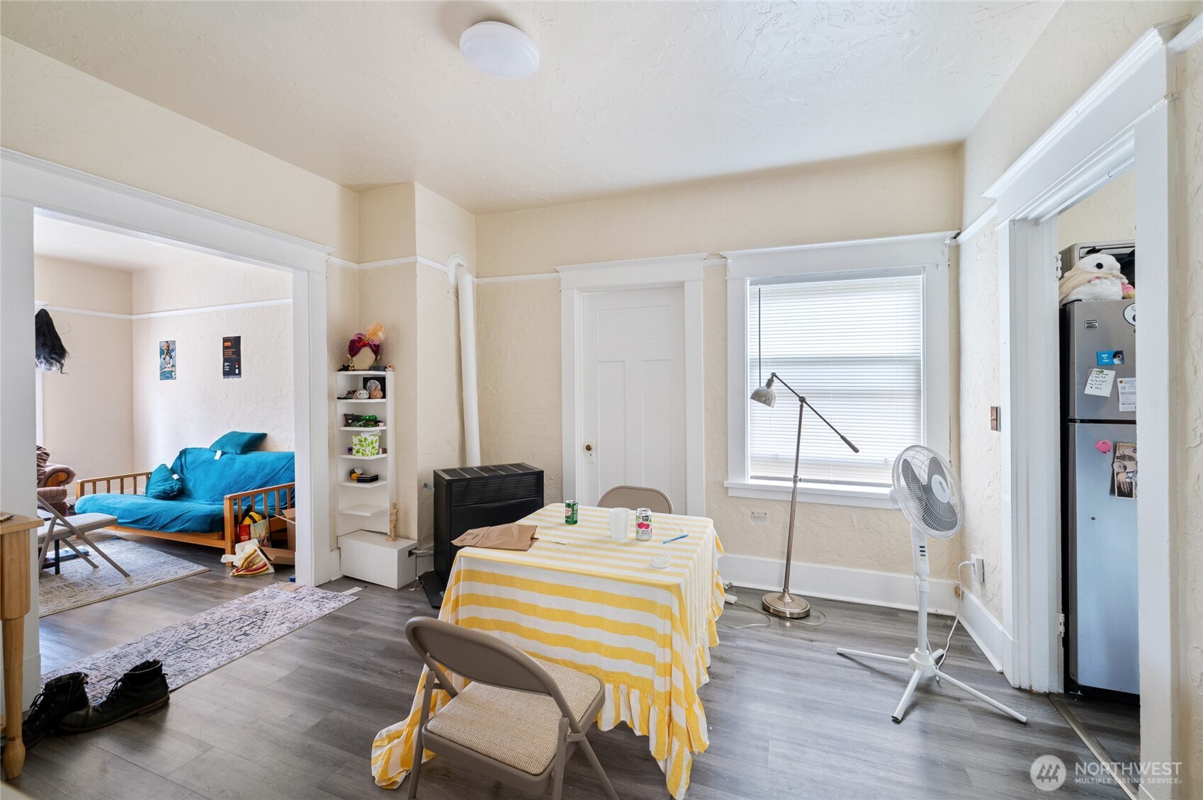 800 Harrison Street Seattle, WA 98109 - Photo 14 of 25 a bedroom with furniture and a wooden floor