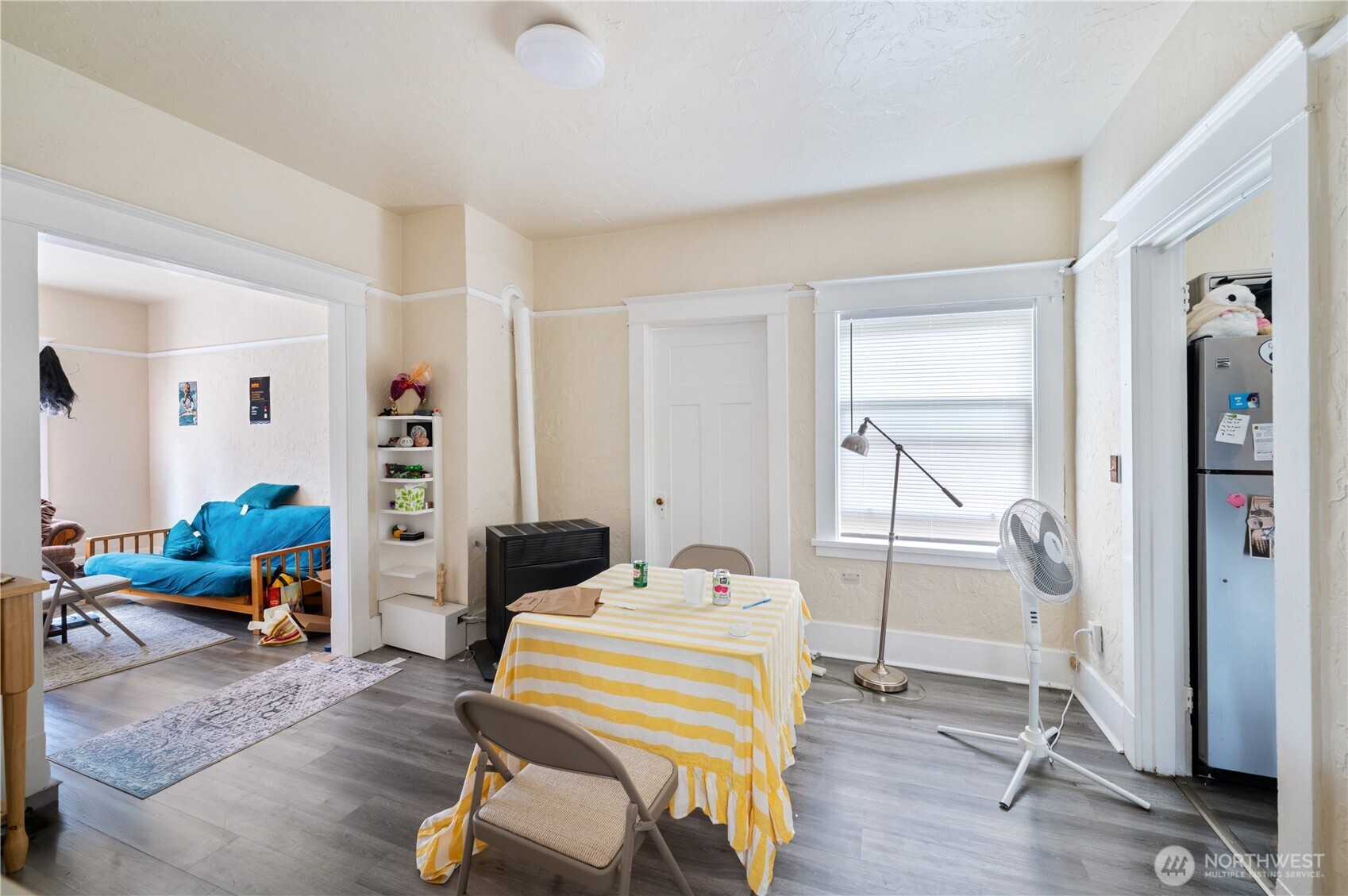 800 Harrison Street Seattle, WA 98109 - Photo 22 of 25 a bedroom with furniture and a wooden floor