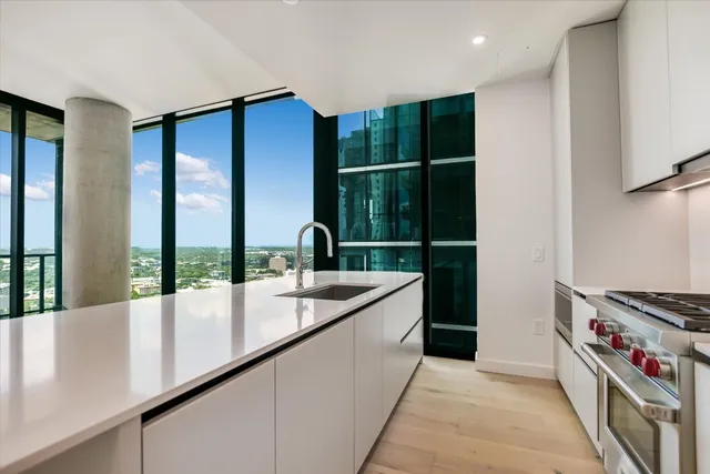 a view of a living room and a window