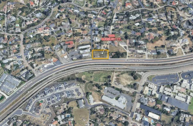 a bird view of a house