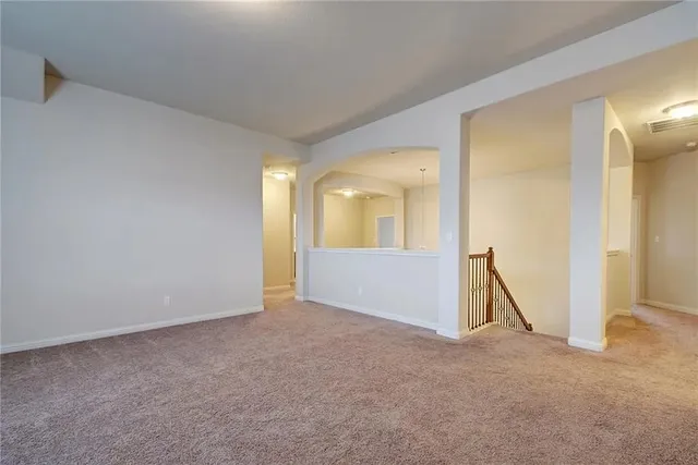 a view of an empty room