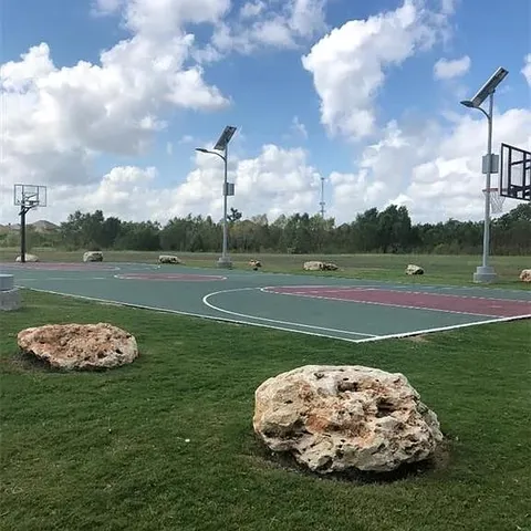 a view of a golf course