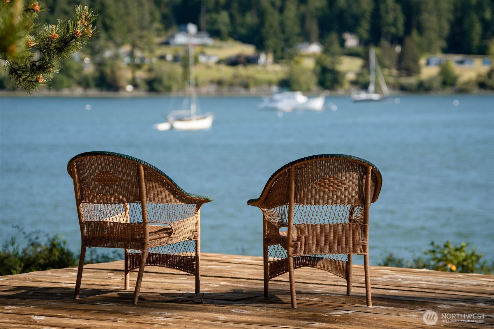 1794 Bayshore Road Lopez Island, WA 98261 - Photo 33 of 39 a view of a chairs in front of house