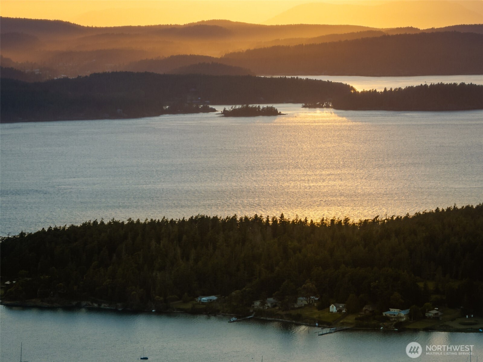 1794 Bayshore Road Lopez Island, WA 98261 - Photo 38 of 39 a view of an ocean and mountain