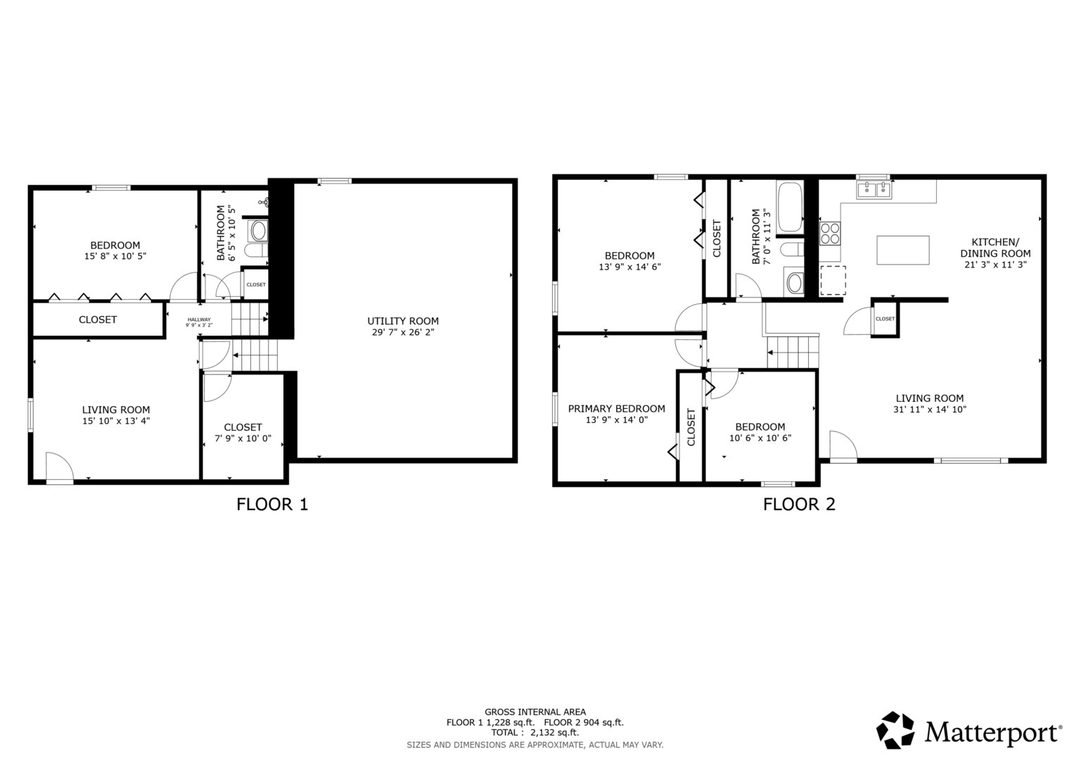 2951 193rd Street Lansing, IL 60438 - Photo 17 of 17 a picture of a floor plan