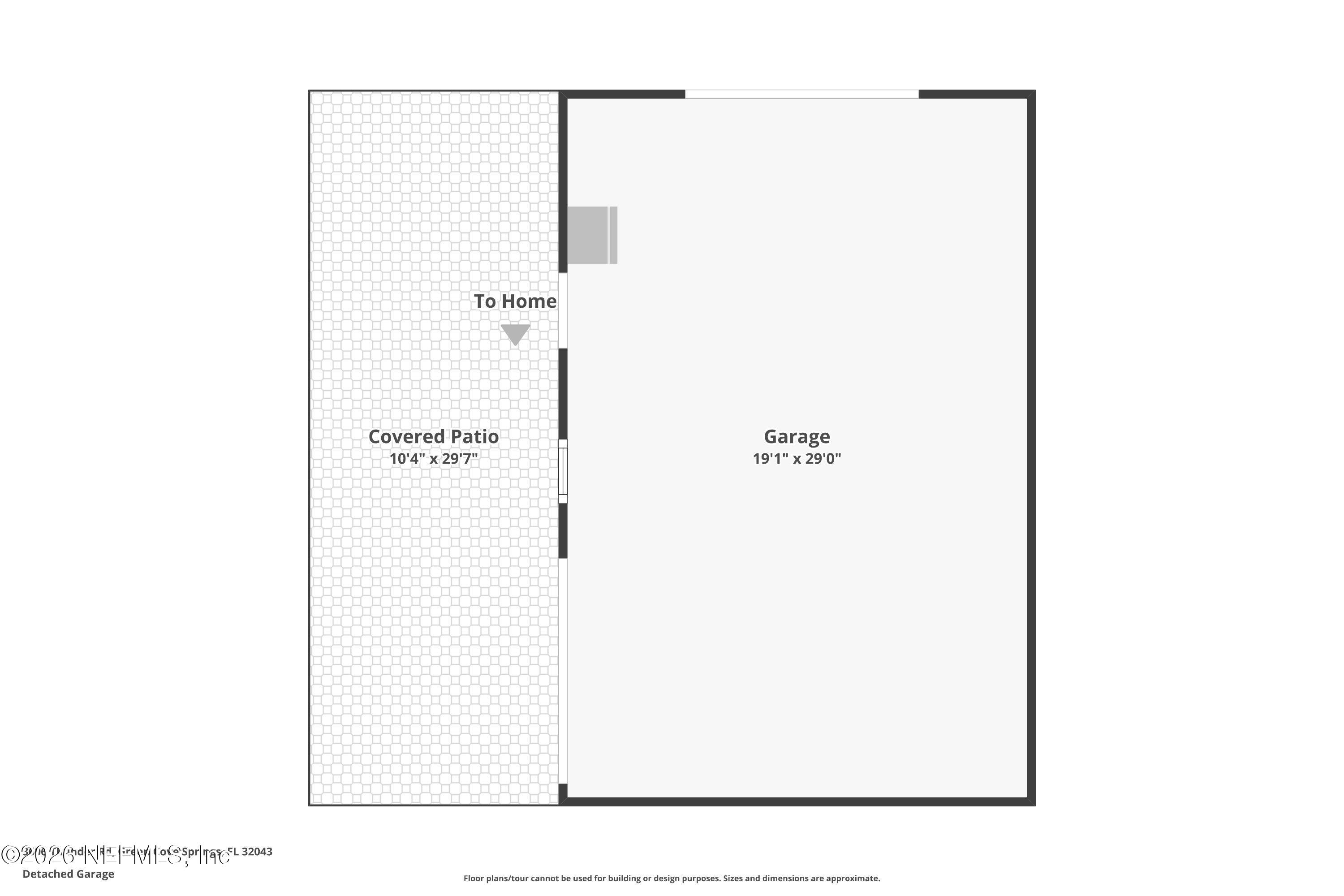 3606 Thunder Road Green Cove Springs, FL 32043 - Photo 58 of 58 Floor Plan Detached Garage