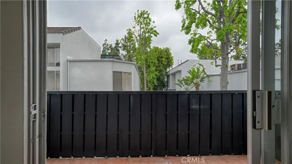 a view of wooden fence