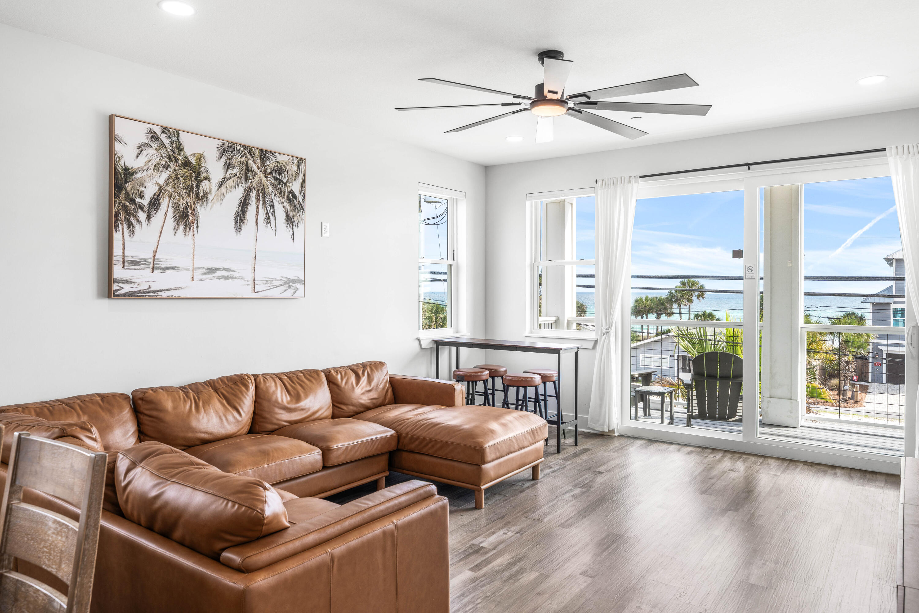 13308 Front Beach Road Panama City Beach, FL 32407 - Photo 26 of 68 Large Living Room w/ Gulf View