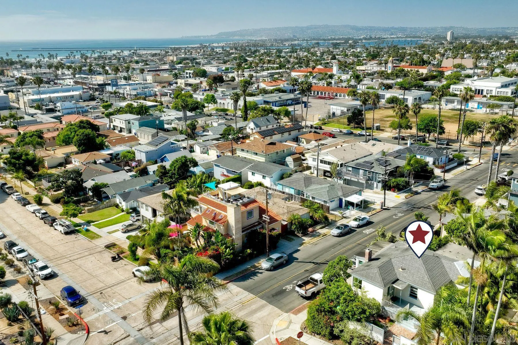 4692 Niagara Avenue San Diego, CA 92107 - Photo 30 of 62 an aerial view of a city