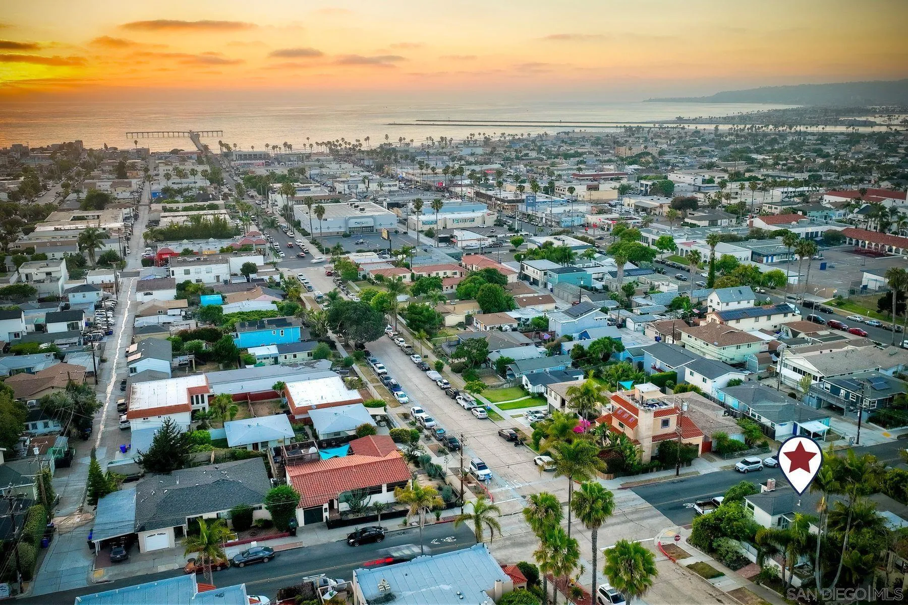 4692 Niagara Avenue San Diego, CA 92107 - Photo 3 of 62 an aerial view of residential houses with outdoor space