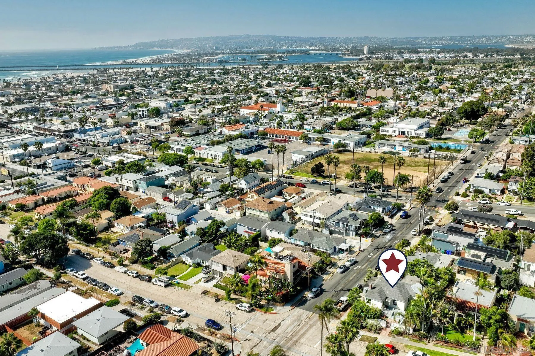 4692 Niagara Avenue San Diego, CA 92107 - Photo 32 of 62 an aerial view of multiple house