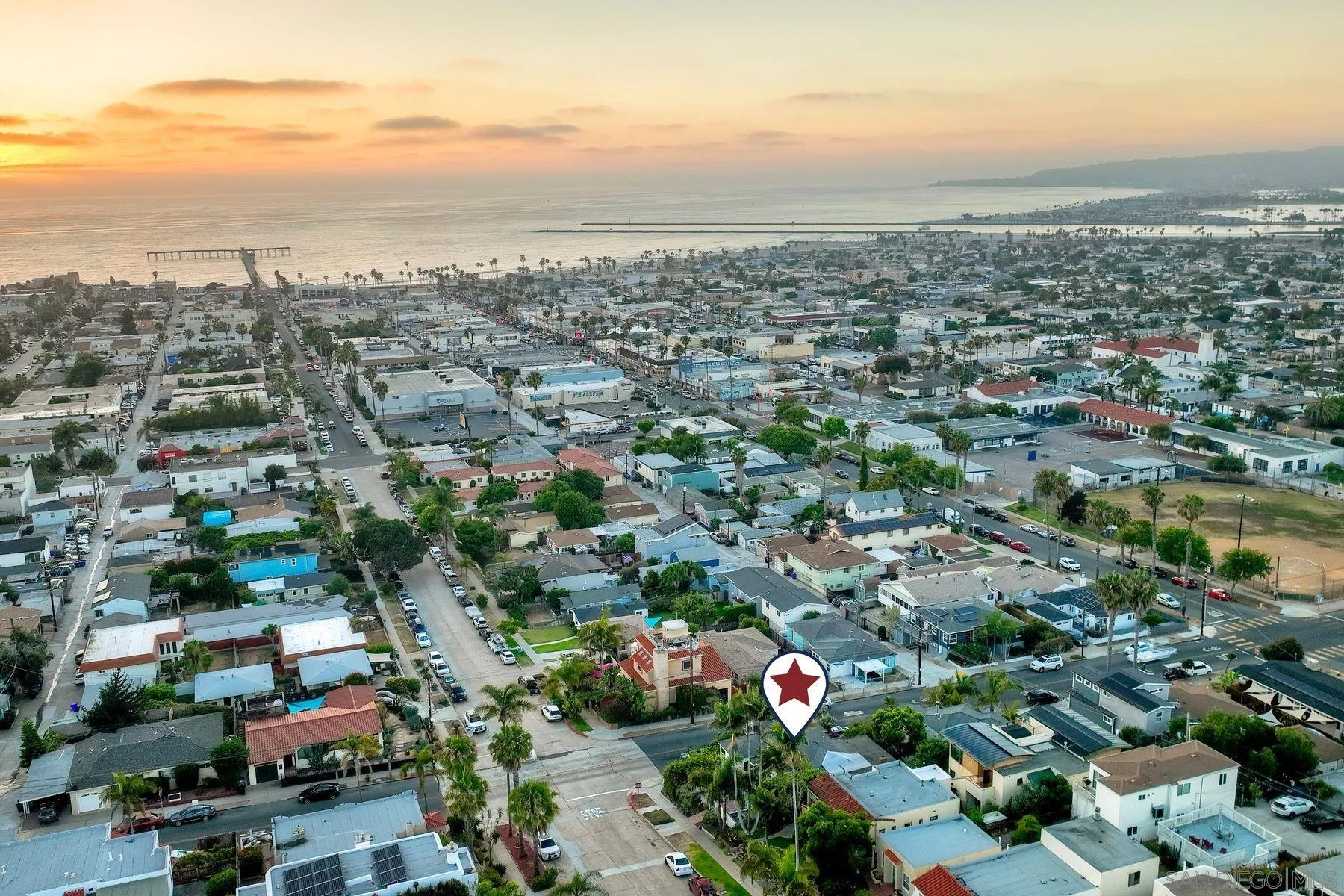 4692 Niagara Avenue San Diego, CA 92107 - Photo 33 of 62 an aerial view of multiple house