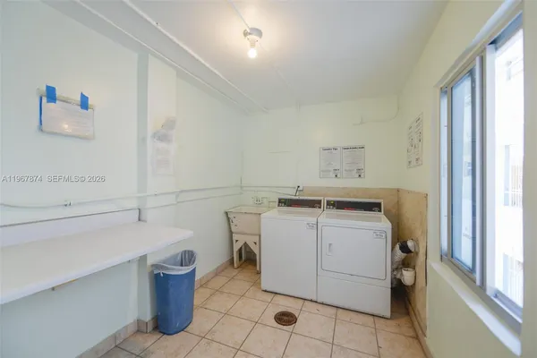 a view of a parking space and a garage