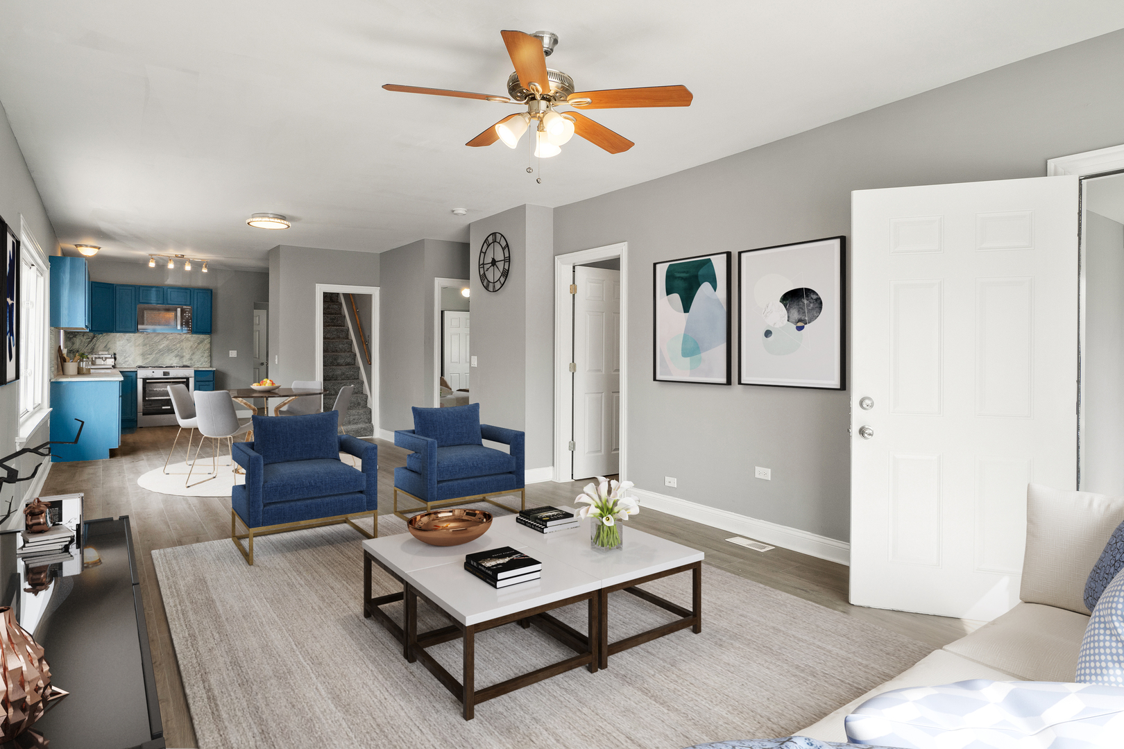 Undisclosed Address Dolton, IL 60419 - Photo 3 of 17 a living room with furniture and a table