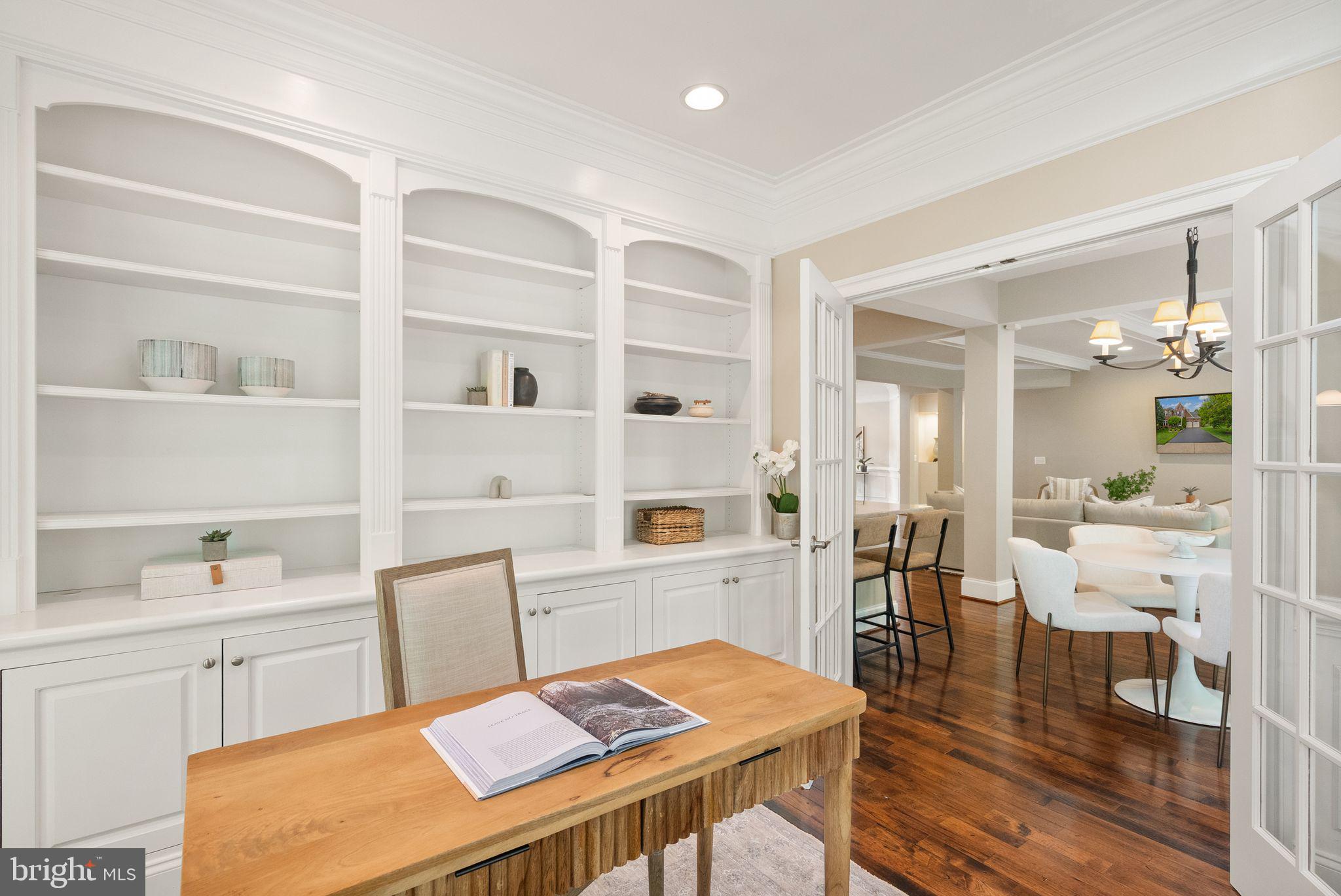 7534 Red Hill Drive Springfield, VA 22153 - Photo 24 of 90 a view of a dining room with furniture and wooden floor