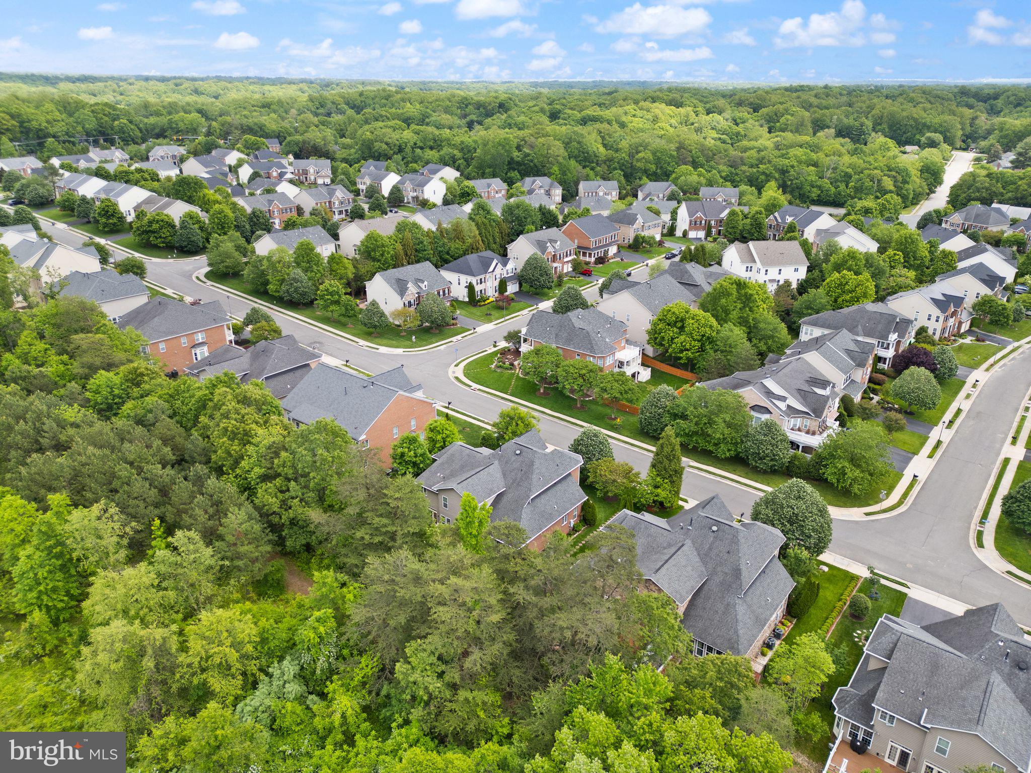 7534 Red Hill Drive Springfield, VA 22153 - Photo 88 of 90 an aerial view of residential houses with outdoor space and street
