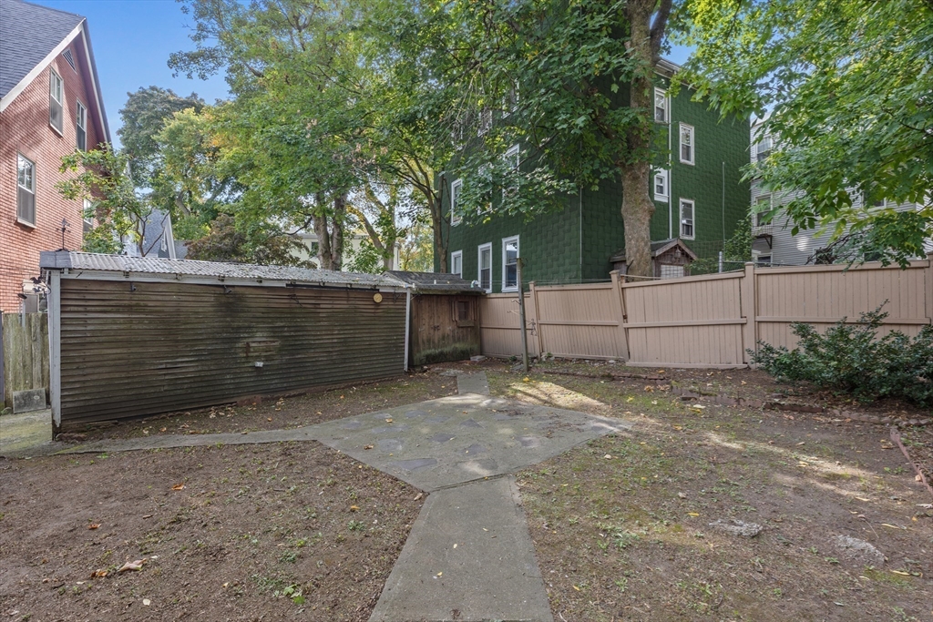 66 Round Hill Street Boston, MA 02130 - Photo 14 of 17 a view of backyard and tree