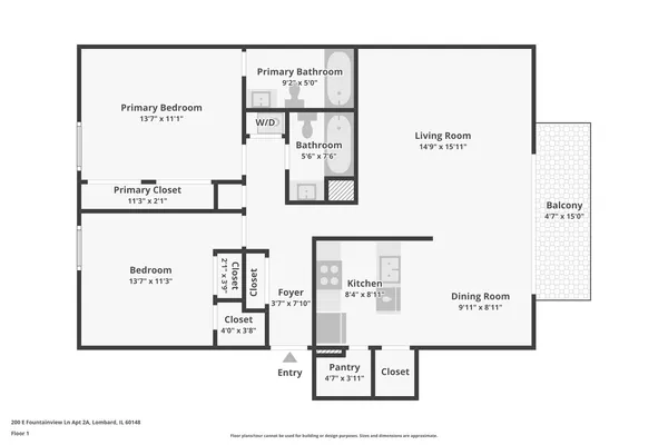 $240,000 | 200 Fountainview Lane, Unit 2A, Lombard, IL 60148