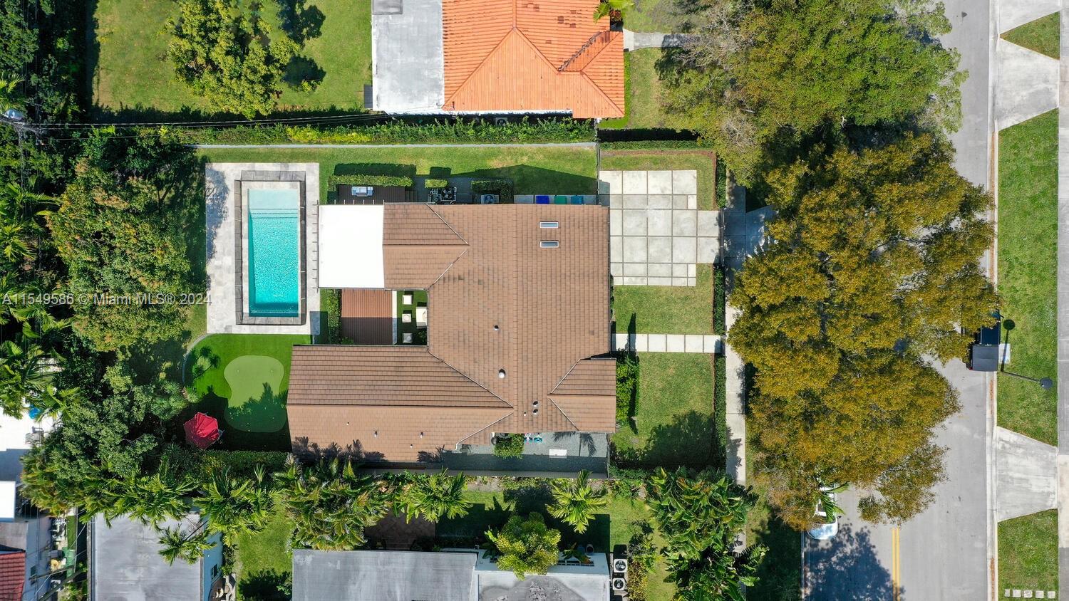 520 Southwest 27th Road Miami, FL 33129 - Photo 41 of 50 an aerial view of a house