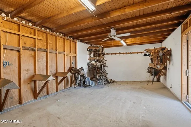 a view of a terrace with a yard