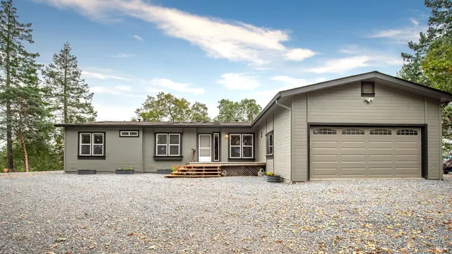 front view of house with a yard