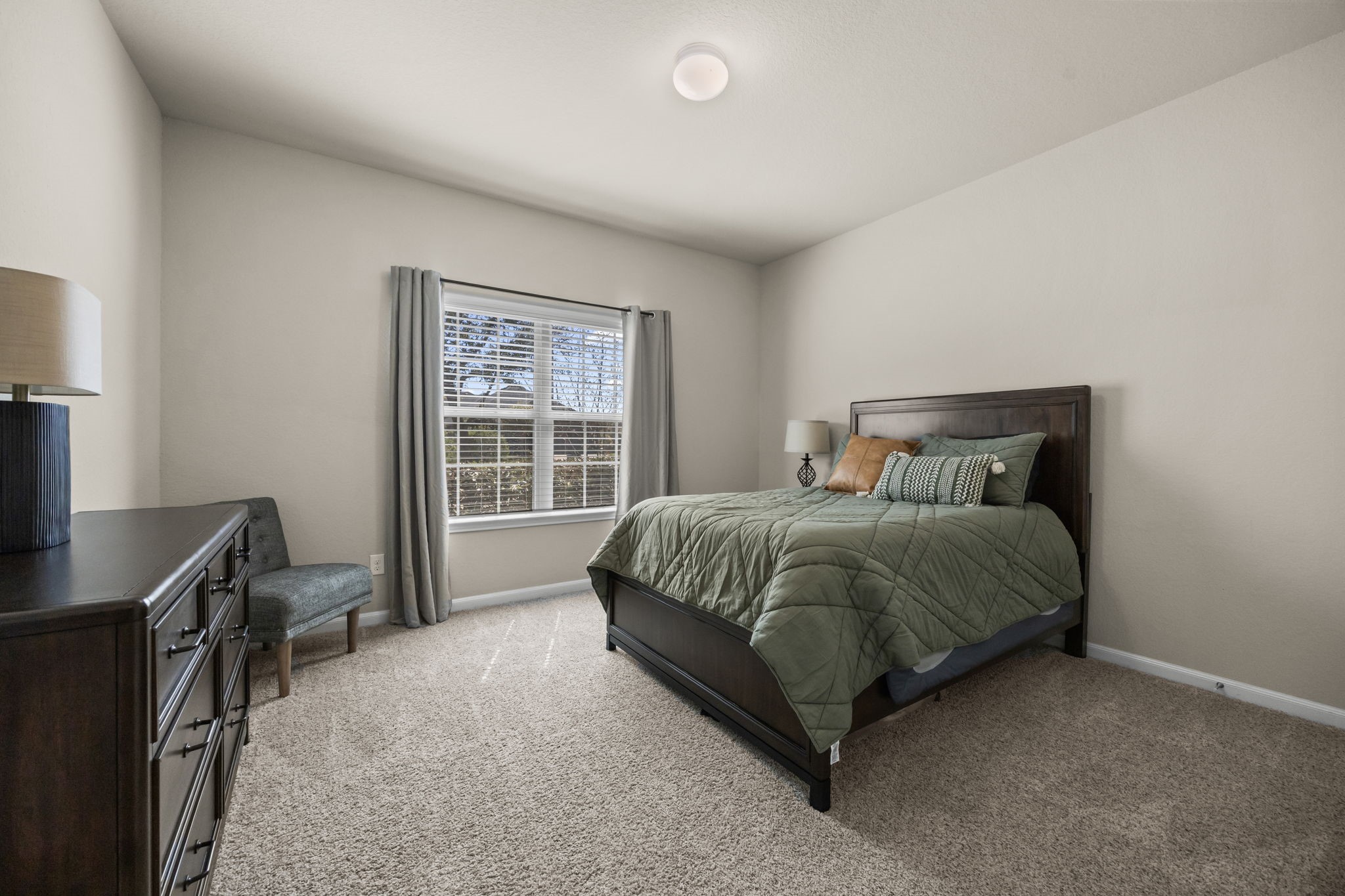 519 Yellow Bullhead Court Rosenberg, TX 77469 - Photo 13 of 24 Second bedroom. All bedrooms are generously sized and feature large walk in closets.