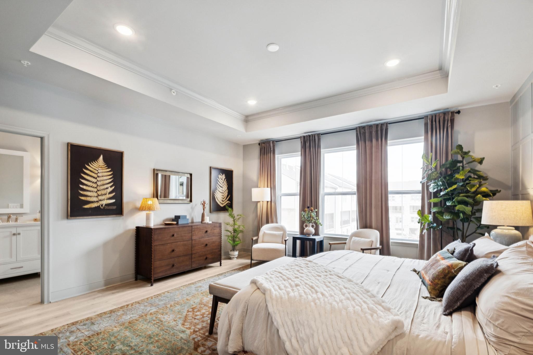 14962 Deco Circle Chantilly, VA 20151 - Photo 23 of 53 a bedroom with a bed and a couch