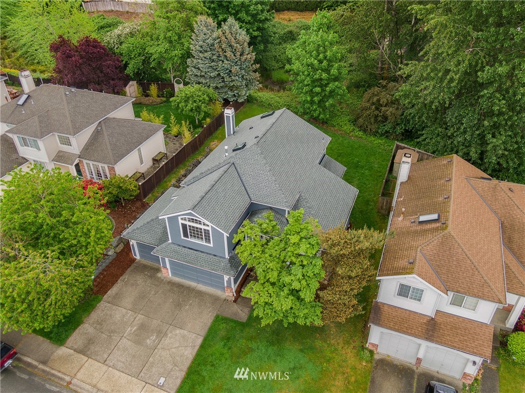 19104 113th Way Southeast Renton, WA 98055 - Photo 26 of 30 an aerial view of a house with a yard