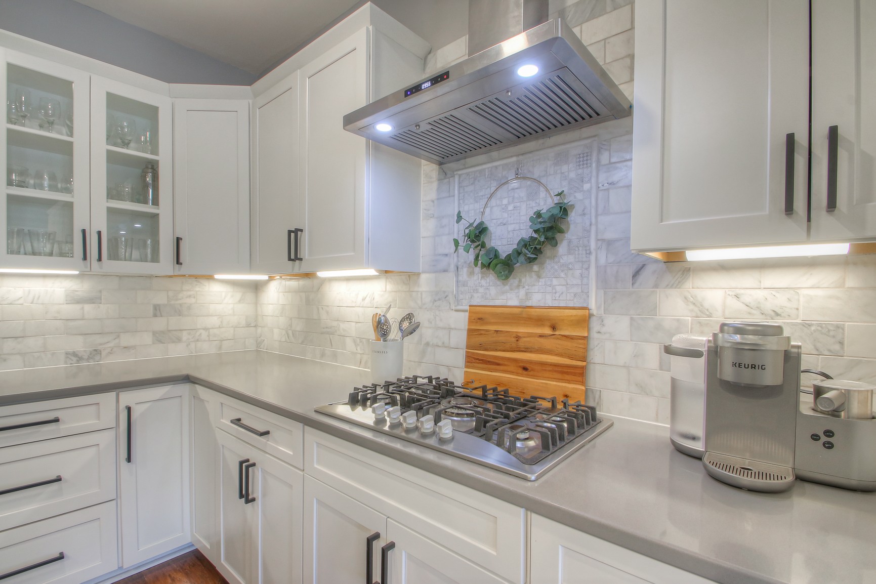 529 Crofton Park Lane Franklin, TN 37069 - Photo 13 of 59 a kitchen with stainless steel appliances granite countertop a stove and a refrigerator