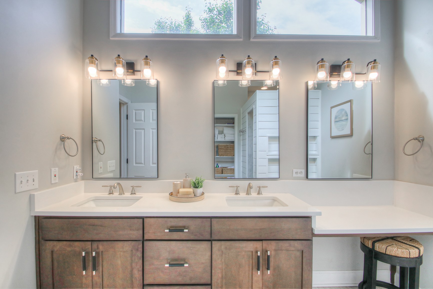 529 Crofton Park Lane Franklin, TN 37069 - Photo 23 of 59 a bathroom with a sink double vanity and a mirror