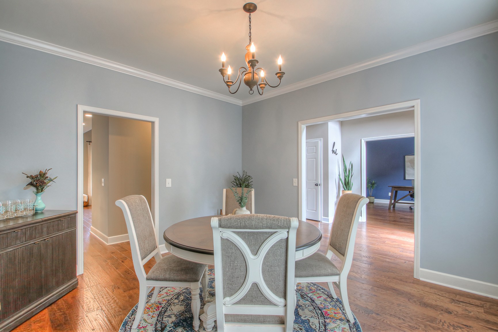 529 Crofton Park Lane Franklin, TN 37069 - Photo 6 of 59 a view of a dining room with furniture and wooden floor
