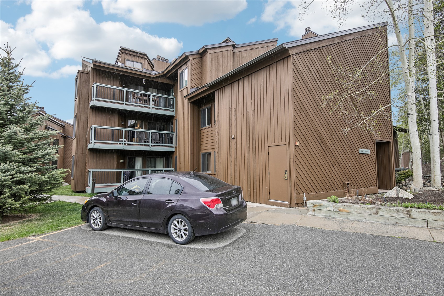 423 Wild Irishman Road, Unit 1008 1009 Keystone, CO 80435 - Photo 28 of 28 a car parked in front of a house