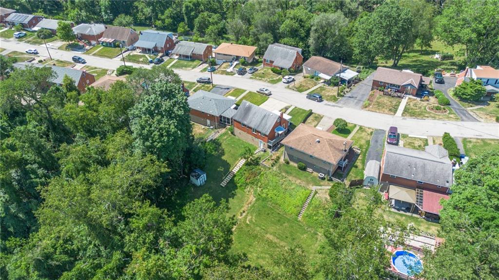 357 Collins Drive Pittsburgh, PA 15235 - Photo 23 of 23 an aerial view of residential house with outdoor space and trees all around
