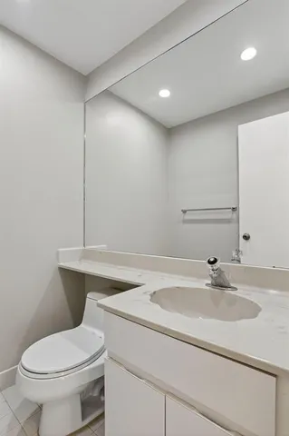 a view of a building with an ocean view