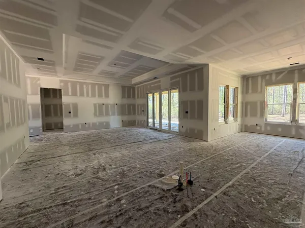 a view of an empty room