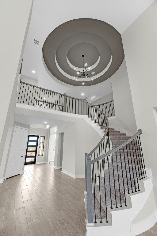 213 Buckaroo Drive Georgetown, TX 78633 - Photo 2 of 22 a view of staircase with white walls and stairs