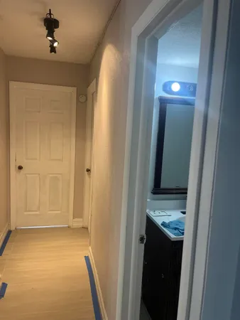 a view of an empty room