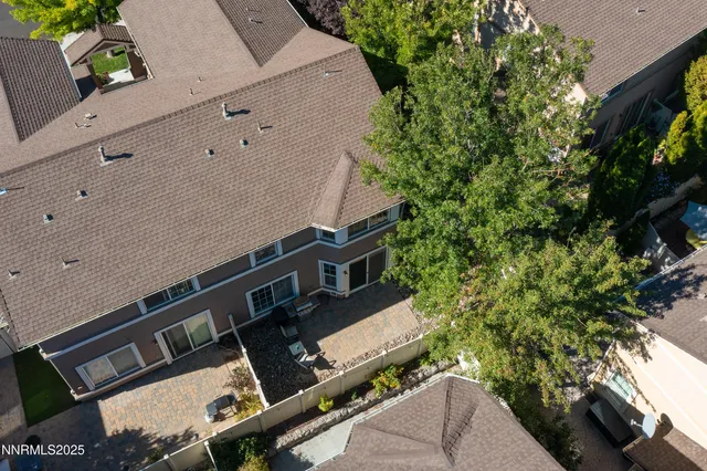 a view of an outdoor space with seating area