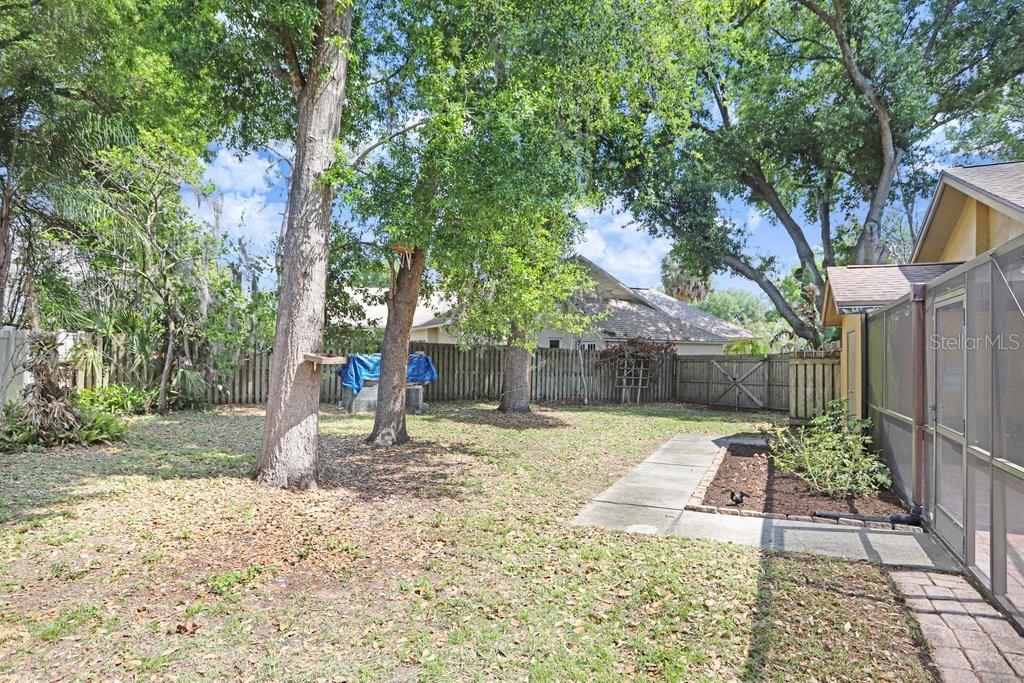 504 Triple Crown Court Seffner, FL 33584 - Photo 45 of 63 a backyard of a house with lots of green space