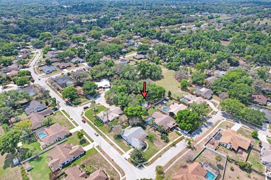 504 Triple Crown Court Seffner, FL 33584 - Photo 63 of 63 an aerial view of residential houses with outdoor space