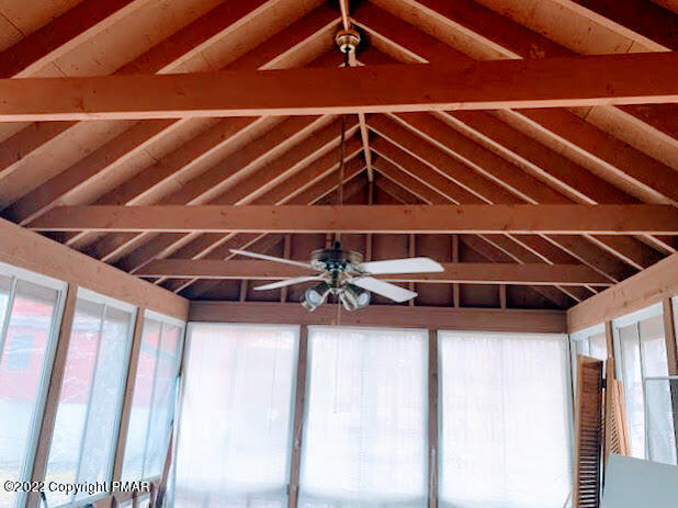 139 Dunchurch Drive Bushkill, PA 18324 - Photo 12 of 12 a view of a room with wooden ceiling